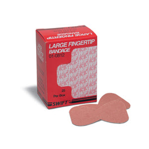 Swift First Aid 010812 Heavy Woven Adhesive Fingertip Bandages